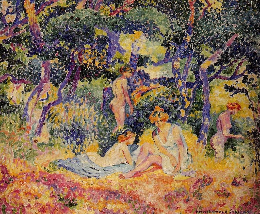 Nel bosco, 1905 - Musee de l'Annonciade, Saint, Tropez